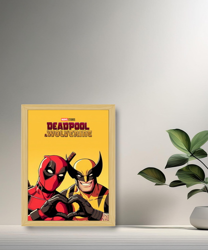 Deadpool &amp; Wolverine Marvel-Fotorahmen