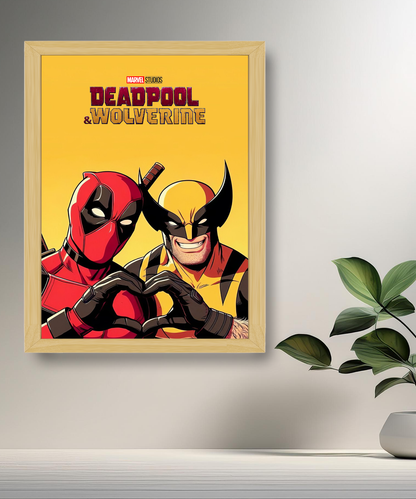 Deadpool &amp; Wolverine Marvel-Fotorahmen