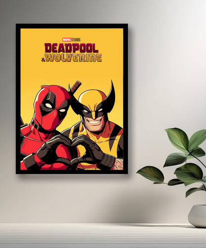 Deadpool &amp; Wolverine Marvel-Fotorahmen