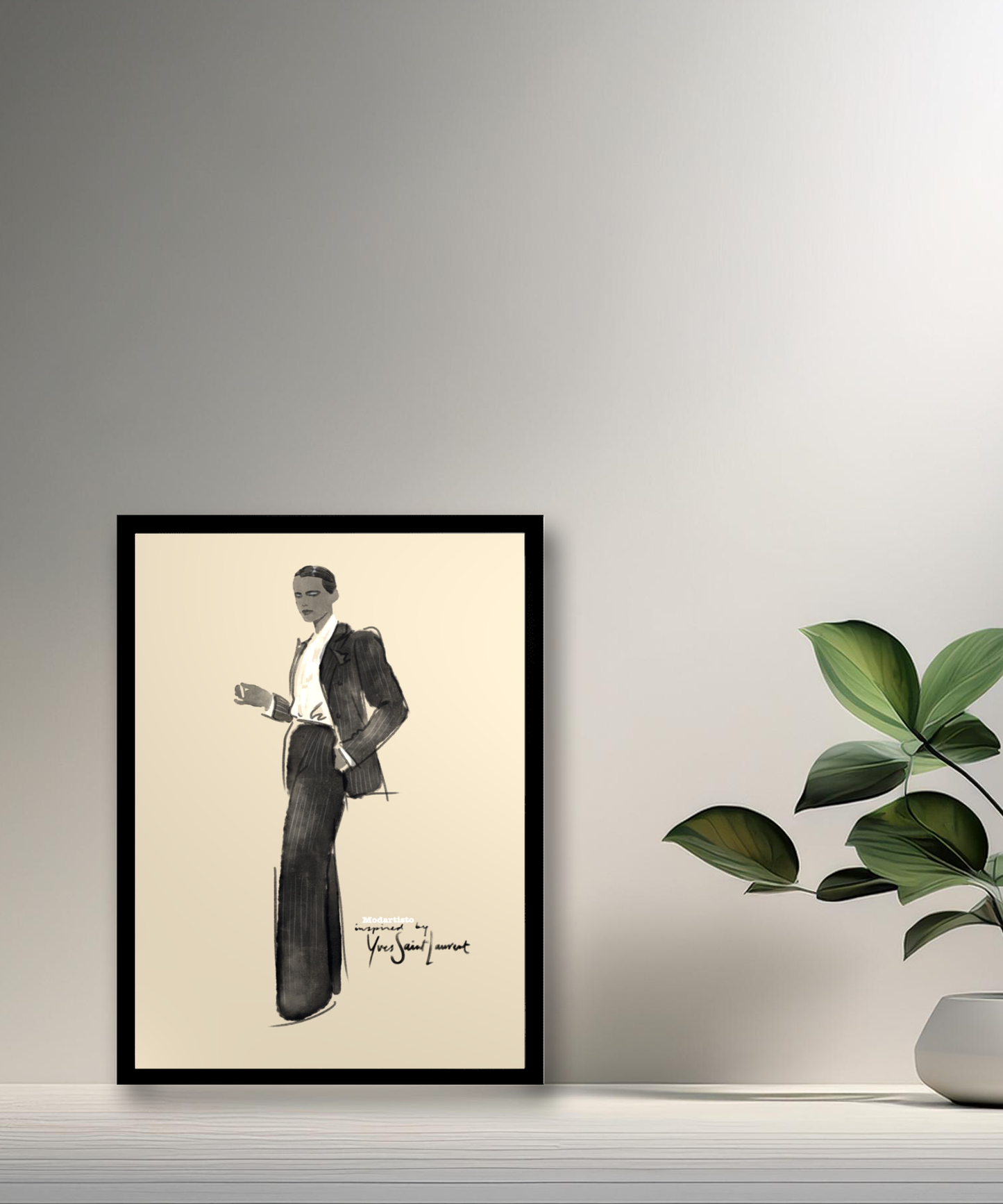 Cadre photo Yves Saint Laurent mode