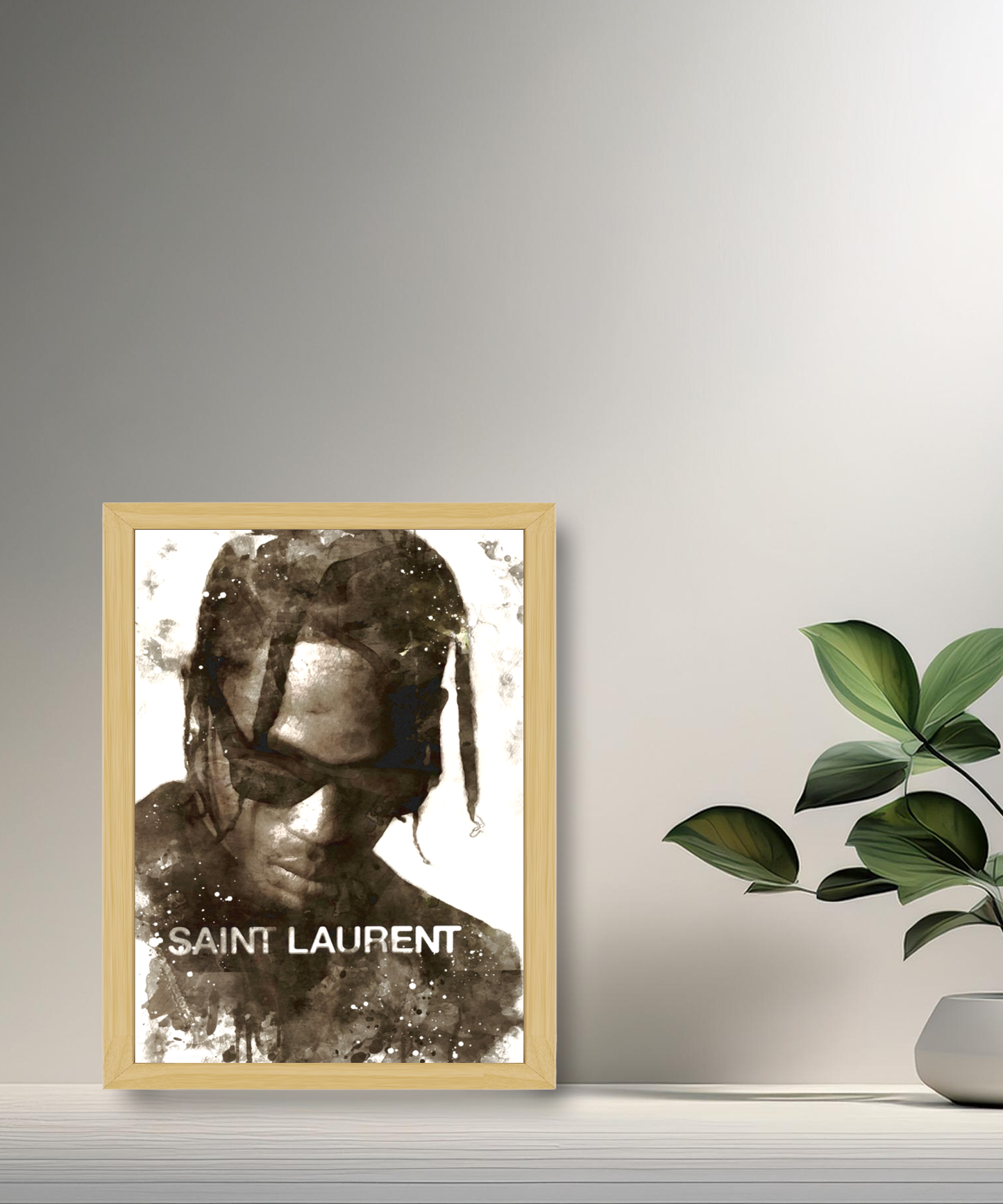 Cadre photo YSL x Travis Scott