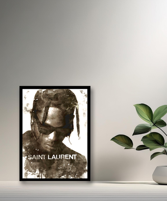 Cadre photo YSL x Travis Scott