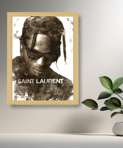 Cadre photo YSL x Travis Scott