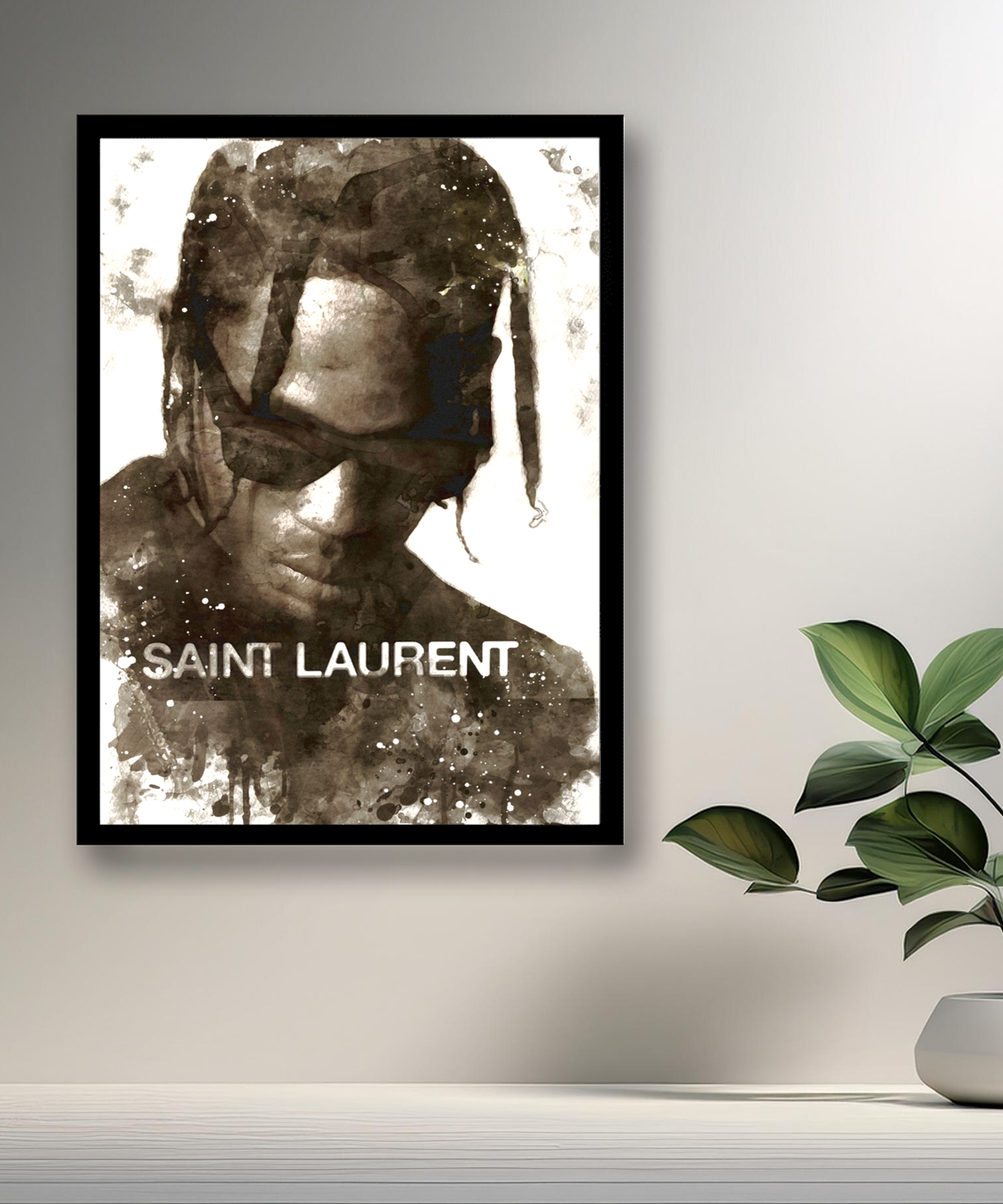 Cadre photo YSL x Travis Scott